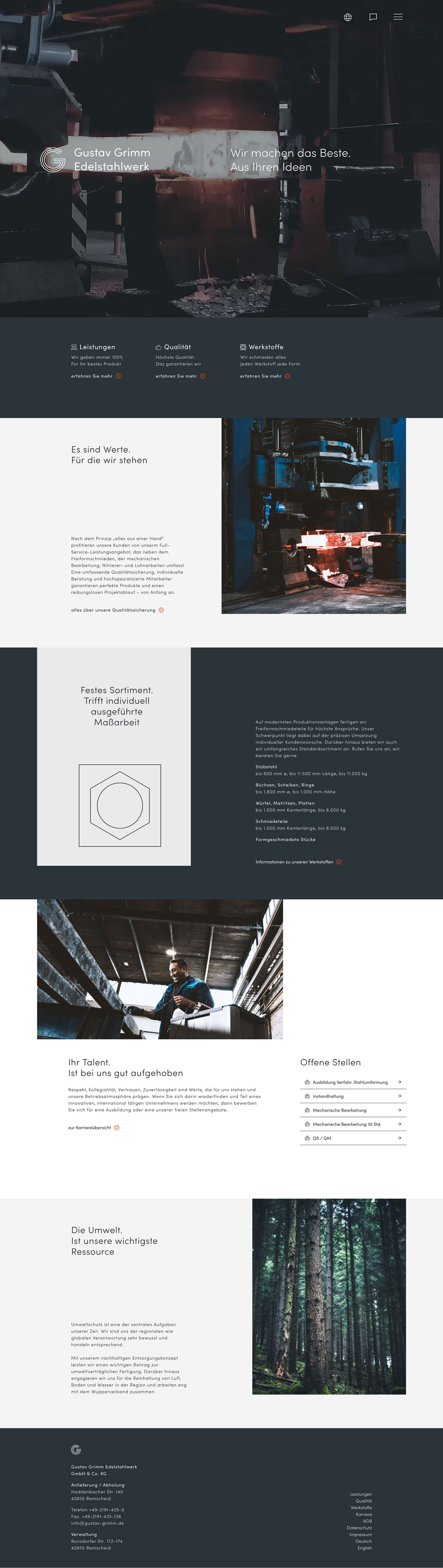 Gustav Grimm Edelstahl GmbH & Co. KG Projekt Bild 8
